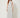 White Polka-Dot Halter Pleated Maxi Dress – front view