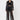 crush pants black - worn front, sash bow