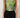 Green floral cropped top on model, studio