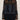 crush coat black - front zip closed
