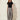 6013131 Gray Satin Balloon Trousers – front view