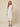 RM1528 white lady dress - front view on model, sleeveless white floral lace column dress with pearl and crystal beaded mandarin collar
