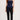 Guipure Illusion Top Navy – front