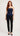 Guipure Illusion Top Navy – front