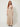 2350231 Spaghetti Pleated Jumpsuit Tortilla Brown — front view on model