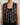 Patterned Black Jeyran Vest - Ziba studio 1