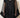 Black sheer striped rose organza cover-up on model, studio