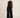 Black Fringe Top - studio front on model