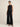 Black Fringe Top - studio front on model