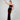 Wine red venus dress - studio front view on model