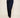 Navy mom style pants - front three-quarter, waist-down studio view on Ziba