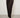 Brown mom-style pants, front view on model