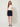 0133301310 Diba Navy Skirt — front view on model