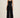 Shams black pleated wide-leg pants - front, worn by Ziba