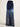 Sharab Navy sheer palazzo pants worn by Ziba — front