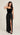 Encanto GZ113 - black strapless corset gown, front studio view