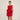 Spring Flower Dress — Red, front