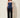 Navy Strapless Corset-Back Peplum Top – front view