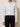 White pale-blue lace sequin cropped jacket on model, studio
