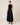 Navy Blue Edge Pants — front, dense crepe