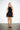 The L Tiered Skirt Black - front view