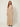 255403 ROSE PLEATED DRESS BEIGE - front view on model, sleeveless pleated maxi dress with gold chain belt