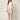White cherry-blossom scallop-trim mini skirt - model front view
