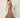 0133182902 model side walking - mocha sleeveless square-neck maxi dress