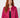 Fuchsia Spider-Print Bell-Sleeve Jacket – front
