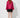 Fuchsia Spider-Print Bell-Sleeve Jacket – back