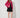 Fuchsia Spider-Print Bell-Sleeve Jacket – three-quarter