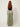 Sage green sheer organza palazzo pants - back view on model