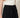 Black crinkle palazzo pants - waist detail