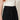 Black crinkle palazzo pants - waist detail