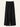 Black crinkle palazzo pants - front view full length