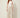 Cream crinkled wide-leg palazzo pants 113 cm - front view on model