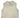 Cream sleeveless cowl-neck top, front