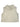Cream sleeveless cowl-neck top, front