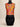 Tarlan Orange Micro-Floral Top - original front