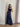 Navy Silk Casual Pants