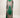 Green Sleeveless Stand-Collar Dress