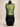 Tarlan Green Micro-Floral Top - original front