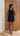 Chenille Pearl Dress Black - original photo