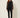 0133895810 model front - black sheer cropped jacket