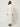 Three Piece Set White - cream tweed blazer, sequin floral vest and long skirt, back view on model