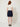 0133301310 Diba Navy Skirt — back view on model
