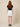 2358441 Spaghetti Pleated Skirt White — back view on model