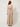2350231 Spaghetti Pleated Jumpsuit Tortilla Brown — back view on model, lace-up back