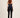 Guipure Illusion Top Navy – back