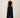 Navy Blue Edge Pants — back, dense crepe